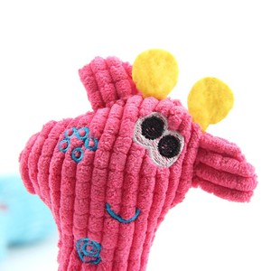 Jouet en peluche sonore Cerf pour <span class=keywords><strong>chiens</strong></span> et chats avec corde à mâcher, résistant aux morsures et indéchirable, soulage l'ennui, fournitures pour animaux de compagnie - Product Image 4