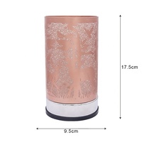 Diffuseur de parfum d'aromathérapie chauffe-cire électrique à commande tactile, décoration d'intérieur écologique, lampe chauffe-cire tactile en métal