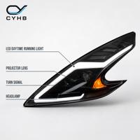 Kit de modernisation des phares pour Nissan 370Z 2008-2021 avec feux de jour à LED et clignotants 12V