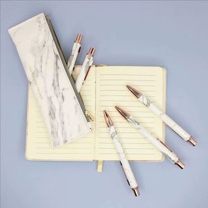 Cute Custom Metal Ballpoint <b>Pen</b> with Marble Texture Customizable Logo/Color Black/<b>Multi</b>-<b>Colored</b> Ink Wedding Signature Gift - Product Image 5