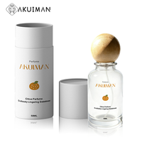Flacon d'échantillon de parfum personnalisé de 30 ml avec boîte et bouchons