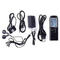 Écran d'affichage dictaphone batterie rechargeable haute capacité 2 Go 8 Go enregistreur vocal numérique