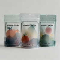 Op maat gemaakte bedrukte ritssluitende verpakkingszakjes, voedselveilig, geurdicht, voor snoep, snacks en andere zoetigheden, ziplock zakjes, voedselverpakkingen, staande pouches
