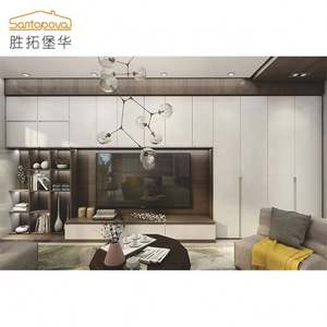 Hot Sale Cheap Home Living Room TV <b>Cabinet</b> Unit Foshan Wholesale Furniture High Gloss Tv Stand - Product Image 1