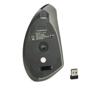 Precio de fábrica dos colores tela ABS HXSJ T22 2,4 Ghz ratón Vertical inalámbrico <span class=keywords><strong>pequeño</strong></span> diseño elegante ratón cómodo <span class=keywords><strong>para</strong></span> ordenador portátil PC - Product Image 4