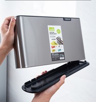 OEM ODM nouveaux accessoires de cuisine sans BPA planche à découper antidérapante Durable boîtier de rangement en acier inoxydable planche à découper épaisse