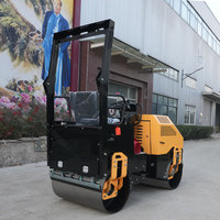 Compacteur à chenilles diesel de 2 tonnes de type pied-de-mouton, fabriqué en Chine, avec support complet de pièces de rechange pour travaux de terrassement et de construction