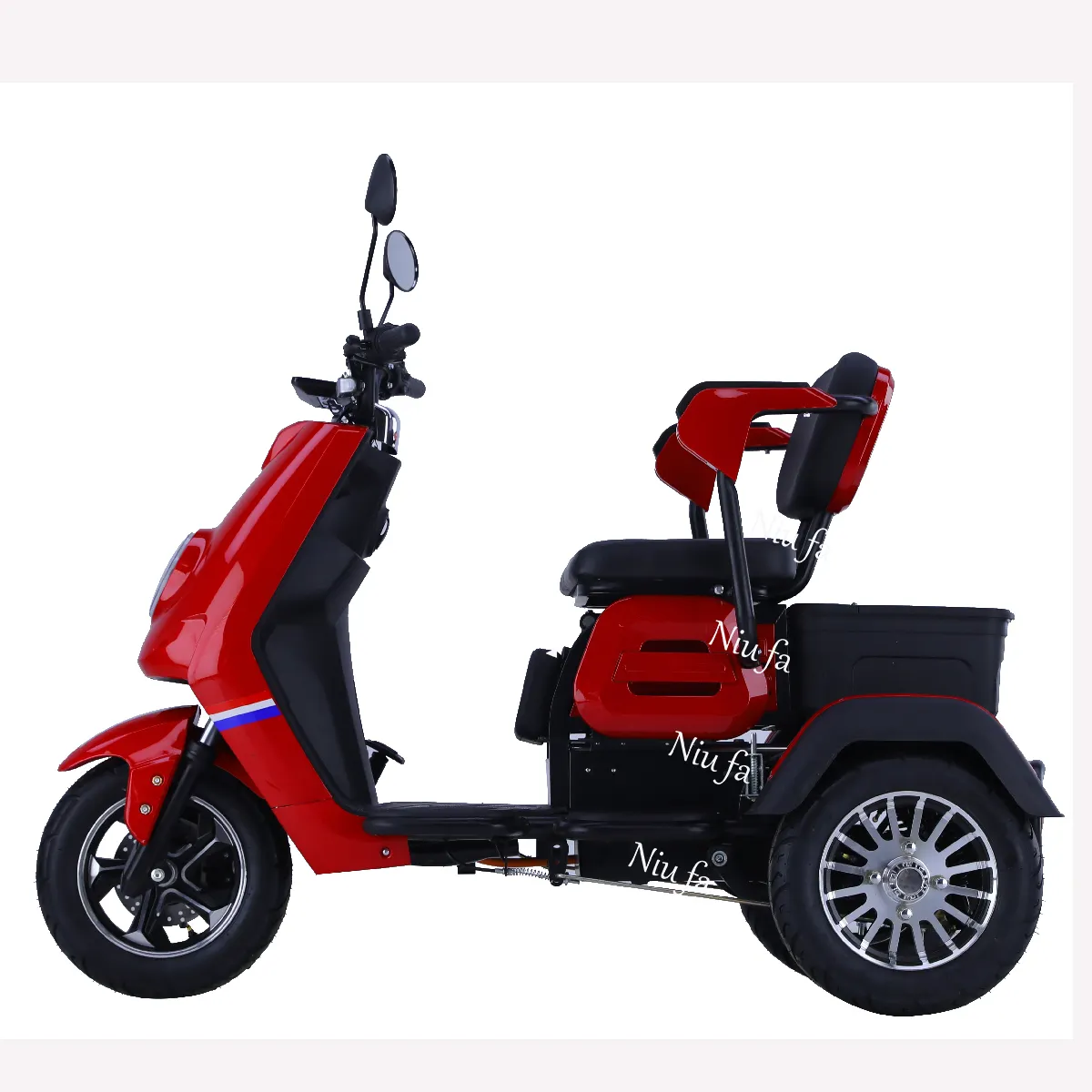 Wuxi 1500W sepeda motor elektronik 72V 3 roda skuter listrik tiga roda untuk dewasa