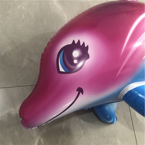 Divertido Delfín Inflable de 85cm, Juguete Acuático Colorido para Niños, Juego Interior y Exterior - Product Image 2