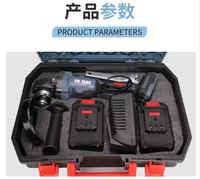 Meuleuse d'angle sans fil 21V sans balais 4 pouces 900W avec batterie 4.0Ah pour la découpe, le meulage et le polissage du métal, du bois et de la pierre