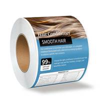 Étiquette d'emballage de produits de beauté, fabricant professionnel d'autocollants cosmétiques personnalisés, autocollant en vinyle imperméable, marque PT
