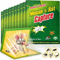 Piège à colle pliable pour rats et souris, très vendu, avec appât parfumé à l'arachide et plaque adhésive ultra-résistante pour usage domestique et en entrepôt