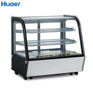 Mở phía trước hiển thị lạnh bánh Showcase Counter Máy làm lạnh Patisserie Showcase Pastry bánh sử dụng hiển thị tủ lạnh - Product Image 6