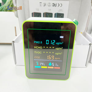 Safewill toptan PM2.5 sıcaklık Humility <span class=keywords><strong>CO2</strong></span> hava kalitesi metre ev ofis otel restoran okul için - Product Image 3