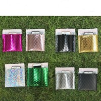 5x6 pouces petit Film aluminisé enveloppes à bulles bijoux cadeau emballage sac affaires enveloppes postales sacs de courrier