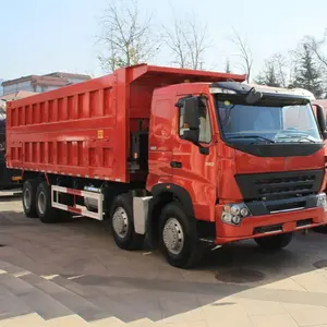 HOWO Truk Sampah Dump Truck 8*4 380hp 15.5ton ZZ3317N4667P1 untuk Dijual Di Kanada