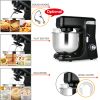Batteur sur socle 5,5L 6L, 10 vitesses, mélangeur électrique pour gâteaux avec bol mélangeur en SUS304, appareil de cuisine domestique, personnalisation possible