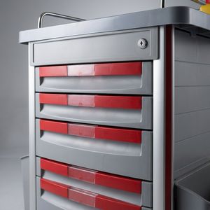 <span class=keywords><strong>Chariot</strong></span> médical innovant Keling pour la télémédecine avec supports d'écran double et bras articulé pour les soins - Product Image 6