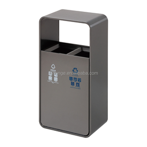 Sang Trọng Thép Không Gỉ Lưu Trữ Xô Khách Sạn Và Nhà Hàng Chất Thải Bin Bên Ngoài Thùng Rác Có Thể - Product Image 4