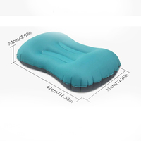 Oreiller cervical ergonomique léger et portable et coussin lombaire en TPU accessoires de camping de bureau de voyage gonflables confortables