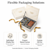 Boîtes cadeaux portables en papier kraft avec pelliculage mat, gaufrage, doublure en éponge, carton ondulé recyclé, emballage personnalisé