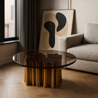 JingYue Maßgefertigte Transparente Luxuriöse Acryl-Tischplatte Traditionelles Design Umweltfreundlich Langlebig Elegant Kommerzielle Möbel