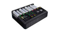 Chargeur de batterie Octa NC3000 intelligent avec contrôle par application PC, multi-cheminements universels, écran LED, pour NiMH, NiCd, Li-ion, AAA