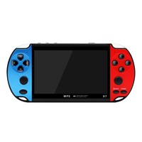Console de jeu portable X7, écran 4,3 pouces, console de jeux rétro, cadeau de Noël, 5000 jeux intégrés, cadeau pour enfant, vente flash
