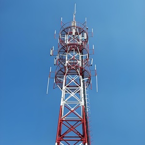 เสาส่งสัญญาณเหล็กแบบกำหนดความสูงได้สำหรับสถานีฐาน 5G รองรับ GSM WiFi - Product Image 2