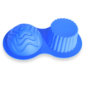 Big Giant Cupcake Mold Silicone Cake Mold 2 Pieces Irregular Shape Chocolate Molds - Product Image 1