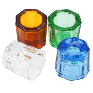 Set di 12 Coppette Mediche Colorate Xingcheng, Piattini in Vetro per Odontoiatria - Product Image 1