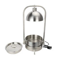 Réchaud de buffet professionnel de luxe en acier inoxydable, ensemble de marmites chauffantes isolées, présentoir chauffant pour la pause thé, fournitures de buffet