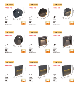 <b>LED</b> <b>corner</b> step <b>light</b> IP65 aluminum embedded staircase wall <b>light</b> indoor and outdoor embedded wall staircase <b>light</b> - Product Image 2