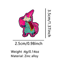 Broche en émail amusante en forme d'opossum mignon, épingles de revers, badges pour sacs à dos, accessoires vestimentaires, bijoux de mode, cadeau pour amis