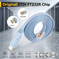 Cable de Consola ANNXIN FTDI USB a RJ45, Cable de Control Serial USB RS232 para Interruptores, Routers, Servidores, Mantenimiento, Venta al Por Mayor