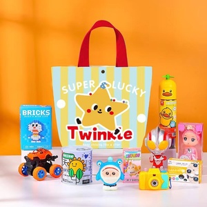 Hand <b>Foldable</b> Canvas <b>Bag</b> Portable Birthday Gift <b>Bag</b> for Female Children Cartoon Pattern Kindergarten Environmental <b>Shopping</b> <b>Bag</b> - Product Image 4