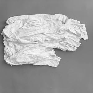 Trapos de Algodón 100% Blancos, Absorbentes de Agua, Trapos de Limpieza para Uso Industrial, Trapos de Pintor Blancos, Trapos Reciclados - Product Image 1