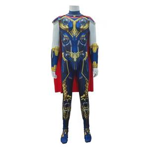 <span class=keywords><strong>Nueva</strong></span> llegada <span class=keywords><strong>Thor</strong></span> Love Thunder Cosplay disfraz Halloween fieltro mangas con superhéroe traje capa TV y película - Product Image 3