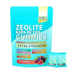 Gomitas de <span class=keywords><strong>Omega</strong></span>-<span class=keywords><strong>3</strong></span> y Magnesio para Niños, Refuerzo Inmunológico y Apoyo Digestivo, Desintoxicantes, 2 Gomitas Dosis Diaria, OEM - Product Image 1