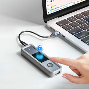 VCOM การเข้ารหัสลายนิ้วมือ SSD Enclosure aluminum <span class=keywords><strong>SHELL</strong></span> USB C TO M.2 NVMe SATA 10Gbps เคสโซลิดสเตทไดรฟ์ - Product Image 2