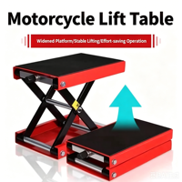 Table élévatrice universelle pour réparation de moto avec design réglable en hauteur pour outil d'atelier