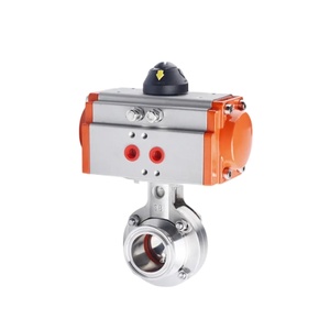 Conector Tri-Clamp de 2 Pulgadas, Acero Inoxidable 316L de Grado Alimenticio, Accionamiento Neumático, Sanitario - Product Image 1
