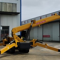 Mini-grue araignée certifiée CE - Compacte et fiable pour les applications en atelier, entrepôt et sur toit