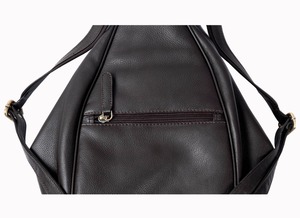 Genuine Leather Zipper Sling Bag <b>for</b> <b>Men</b> Stylish Crossbody Shoulder Bag Compact Travel Everyday Carry Other <b>Backpacks</b> - Product Image 4