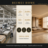 Lit plateforme tatami contemporain sur mesure Riyadh avec armoire en chêne fumé pour villa royale