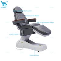 Tianshangli — table de massage avec 3 moteurs électriques, ajustable, lit de cils, fauteuil de traitement du visage pour Salon de beauté