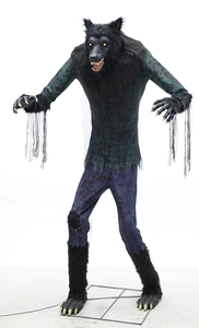 Nuevo Halloween 2026 artículos al aire libre gigante miedo imponente animado Mega Lobo Halloween Animatronic - Product Image 3