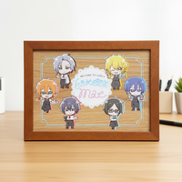 Boîte de présentation en bois avec couvercle en verre pour fleurs, médailles, pièces de monnaie, baguettes de batterie, souvenirs d'anime, certificats, support mural