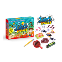 Fête des fous blague drôle blague jouets délicats 16 pièces caca gaz sac insecte blagues pratiques blague jouets pour enfants