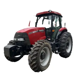 FARMALL 1404 traktor pertanian bekas dengan 140HP dan 4WD, traktor pertanian penyuling mesin Diesel 1204 mesin FPT
